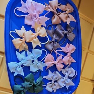 Charming Bow Hair Ties Set for Kids
